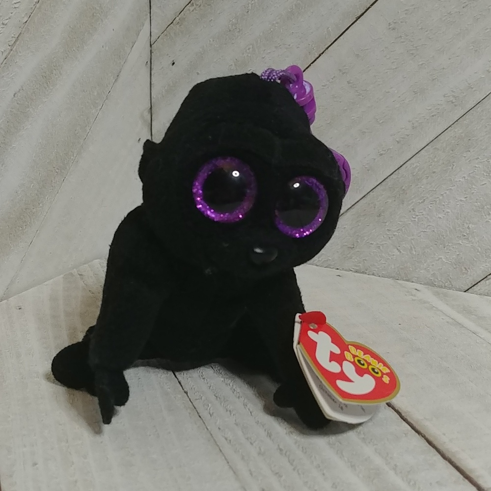 2017 Ty Beanie Baby George the Gorilla Keychain